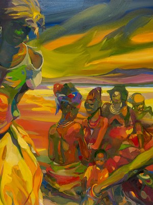 African Vision (detail; 1998), Ruth Baumgarte.