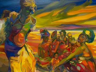 African Vision (detail; 1998), Ruth Baumgarte.