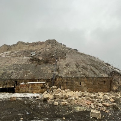 Gaziantep Castle destruction