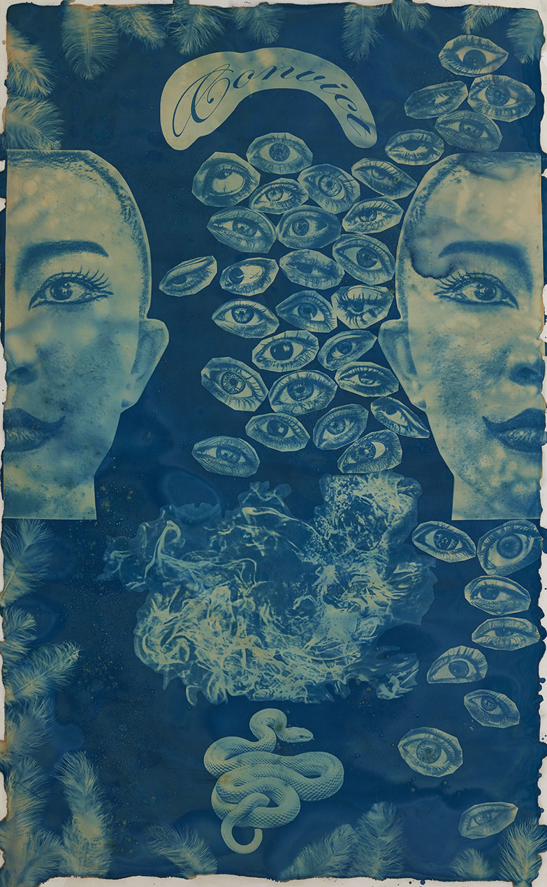 Beautiful Instruments III - 12 Collages (Convict), (2023), Chang Jia.