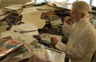 Karl Lagerfeld, photographed by Annie Leibovitz.