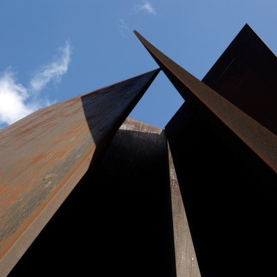 Fulcrum (1987), Richard Serra. Broadgate, London; Courtesy British Land
