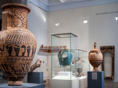 painted terracotta pots