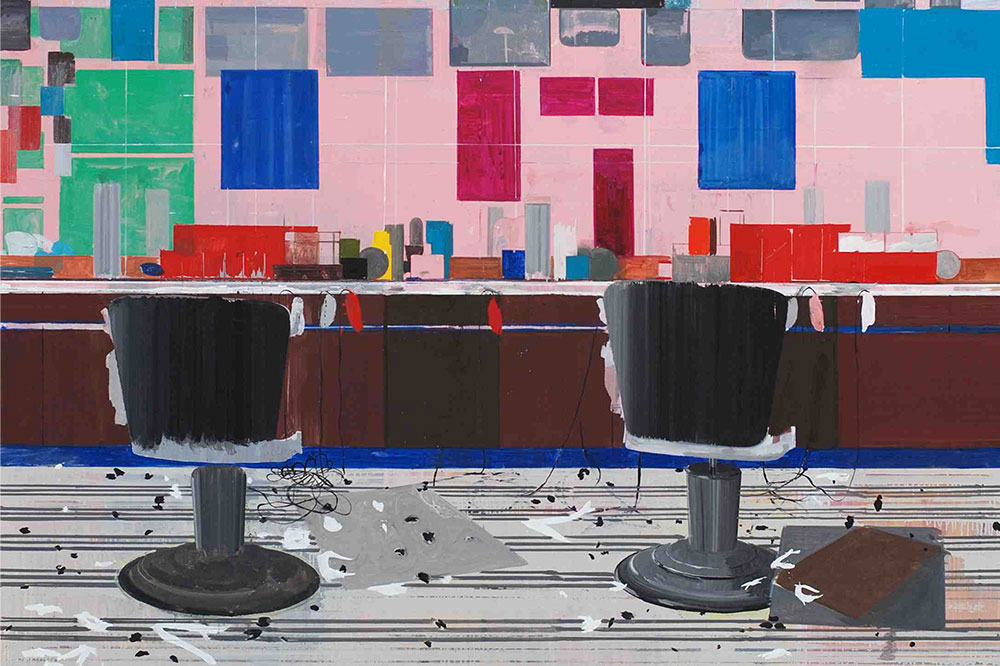Flat Top (2008), Hurvin Anderson. Courtesy the artist and Thomas Dane Gallery; photo: Hugh Kelly; © Hurvin Anderson