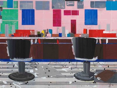 Flat Top (2008), Hurvin Anderson. Courtesy the artist and Thomas Dane Gallery; photo: Hugh Kelly; © Hurvin Anderson