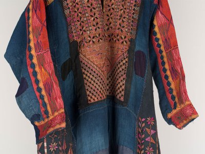 Everyday dress from Gaza or Hebron (detail; 1935–40). Courtesy the Palestinian Museum; photo: Kayané Antreassian