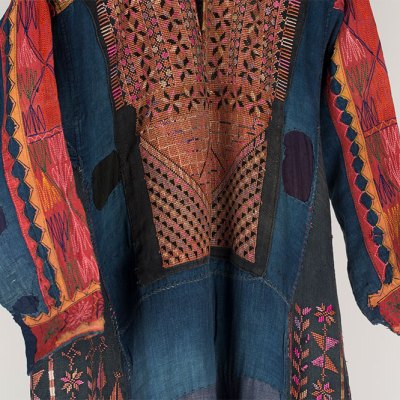 Everyday dress from Gaza or Hebron (detail; 1935–40). Courtesy the Palestinian Museum; photo: Kayané Antreassian
