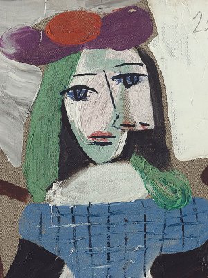 Woman sitting in an armchair (1939), Pablo Picasso. Photo: © Staatliche Museen zu Berlin, Nationalgalerie, Museum Berggruen/Jens Ziehe/Succession Picasso/VG Bild-Kunst, Bonn 2023(1939), Pablo Picasso. Photo: © Staatliche Museen zu Berlin, Nationalgalerie, Museum Berggruen/Jens Ziehe/Succession Picasso/VG Bild-Kunst, Bonn 2023