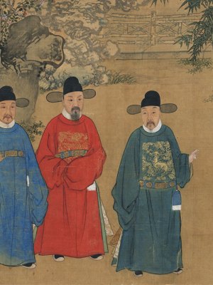 Elegant Gathering of Five Suzhou Natives (detail; 1368–1644), Ming Dynasty. Shanghai Museum