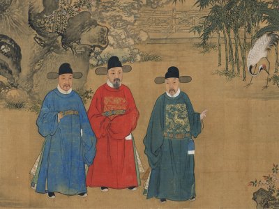 Elegant Gathering of Five Suzhou Natives (detail; 1368–1644), Ming Dynasty. Shanghai Museum