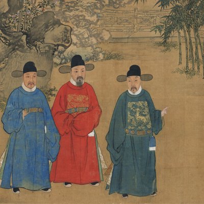 Elegant Gathering of Five Suzhou Natives (detail; 1368–1644), Ming Dynasty. Shanghai Museum