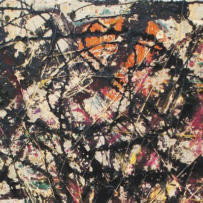 Jackson Pollock drip painting