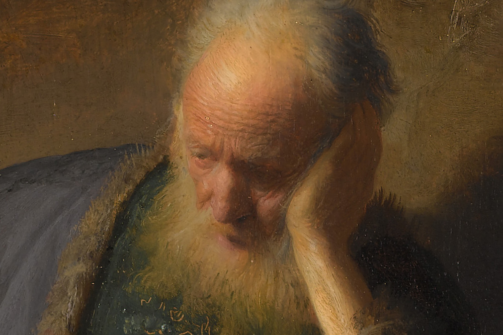 Rembrandt’s sorrowful Jeremiah shows the painter at his best