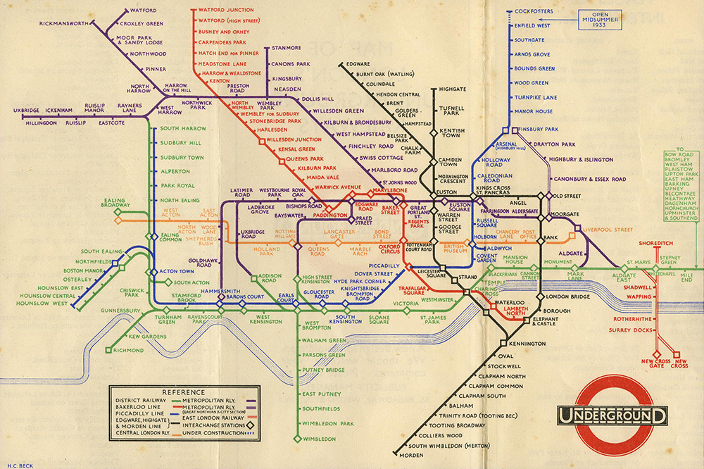 The tangled history of the London Tube map
