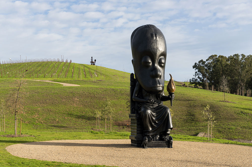 Wine meets sculpture in Sonoma County
