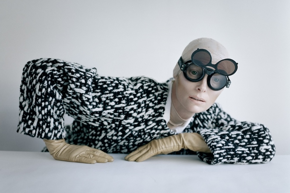 Tilda Swinton turns herself into art