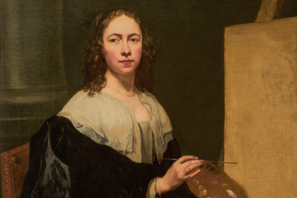 Michaelina Wautier: portrait of a lady on fire