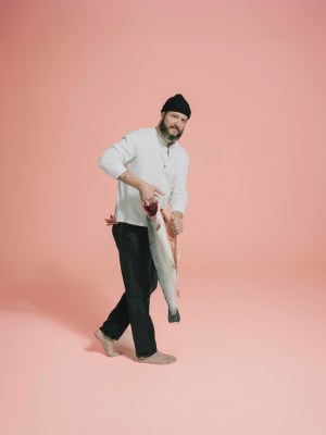 Bon Iver is in the pink, thanks to a touch of salmon