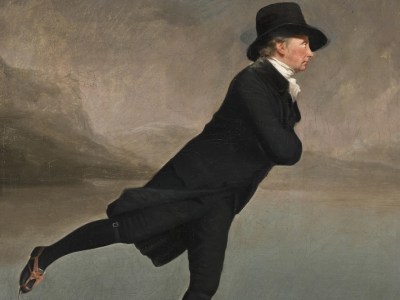 Art lovers are getting their skates on