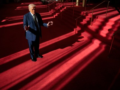 Trump adds name to Kennedy Center