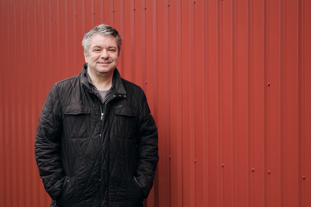 Ittai Gradel photographed by Rico Feldfoss at his home in Rudkøbing in Denmark, in November 2024