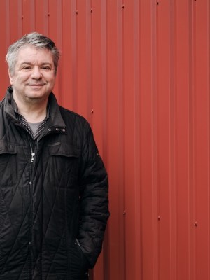 Ittai Gradel photographed by Rico Feldfoss at his home in Rudkøbing in Denmark, in November 2024