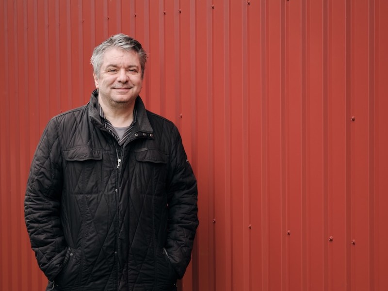 Ittai Gradel photographed by Rico Feldfoss at his home in Rudkøbing in Denmark, in November 2024