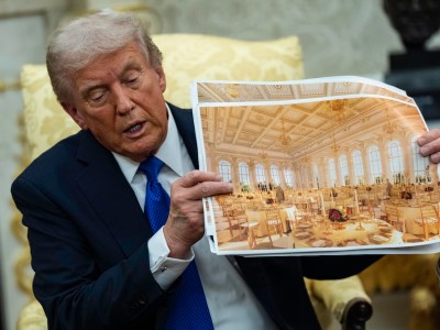 US appeals court blocks Trump’s ballroom
