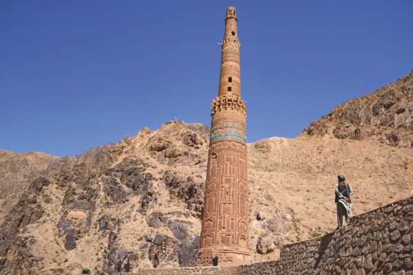 Who is working to save Afghanistan’s ancient monuments?