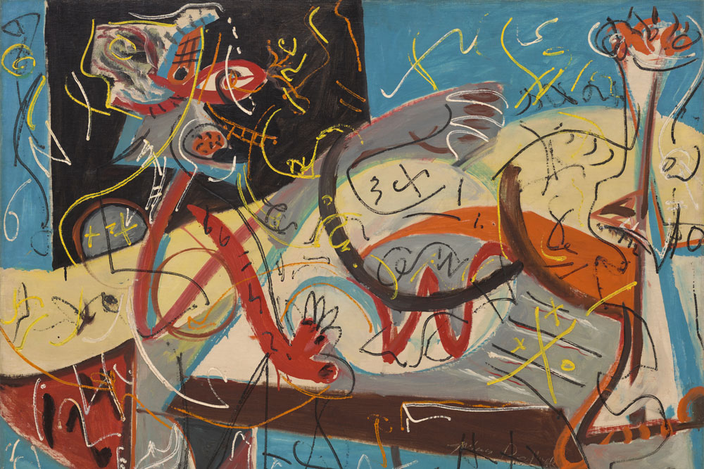 What drove the first couple of Abstract Expressionism?
